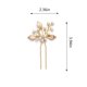 thumbnail image 2 of Horquillas para el pelo de novia con perlas, accesorios para el cabello de flores para mujeres y niñas (paquete de 3) (dorado) Namotu CZMR-XM38-1, 2 of 6