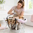 thumbnail image 3 of Pet Grooming Hammock for Small Dogs Cats,24 Inch Stainless Pet Bathing Rack with Scratch Restraint and Dog Grooming Holder,Pet Sling for Cats and Small Dogs,Foldable Portable,Nail Trimming, 3 of 3