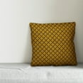 thumbnail image 2 of Creative Products Yellow Floral Squares 16x16 Spun Poly Pillow, 2 of 2
