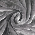 thumbnail image 6 of Vellux Plush Quilted Blanket, Queen, Grey, 6 of 10