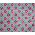 thumbnail image 4 of oneOone Polyester Lycra Fabric Diamond & Swirl Ikat Decor Fabric Printed BTY 56 Inch Wide, 4 of 4