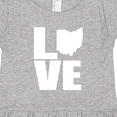 thumbnail image 4 of Inktastic Ohio Love Girls Toddler Dress, 4 of 5