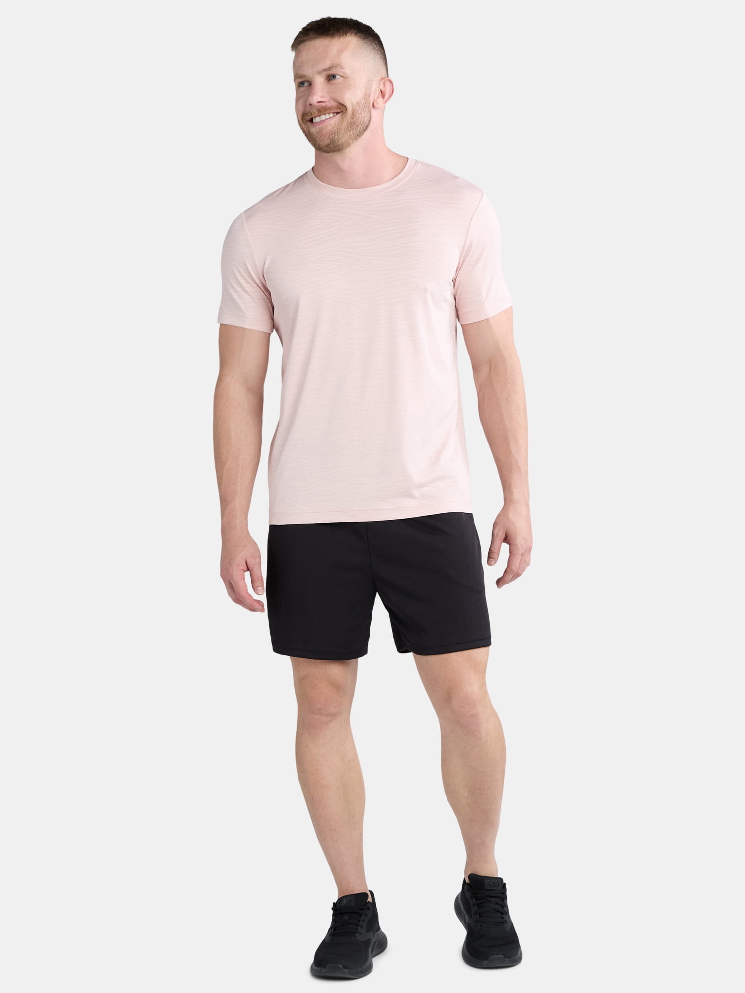 Athletic Works Men’s Camo Mesh Performance Tee with Short Sleeves, Size S-3XL