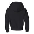 thumbnail image 2 of Jerzees Hooded Pullover Sweatshirt (996Y) Black, XL, 2 of 4