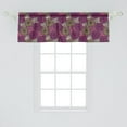 thumbnail image 2 of Ambesonne Abstract Window Valance, Modern Doodle Style Geometric Pattern with Circles and Waves, Curtain Valance for Kitchen Bedroom Decor with Rod Pocket, 54" X 18", Multicolor, 2 of 3