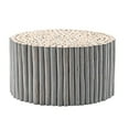 thumbnail image 2 of Elegant Gray Wood Coffee Table, Ample Surface - Living Room Perfection Modern Natural Finish Add Charm To, 2 of 2