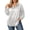 White, variant on AKOEE Plus Size Shirts for Women Button Down Dressy Casual Soft Satin Long Sleeve XL-5X Lapel Collar Blouses (3XL, Green)