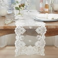 thumbnail image 4 of Floral Net Lace Table Runner, 4 of 4