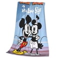 thumbnail image 3 of Manta de felpa de Mickey Mouse, de varios tamaños, muy suave, de tela con superficie vertical, acogedora y cálida, adecuada para cama, sofá, camping, viajes, para todas las estaciones, ligera, 3 of 8