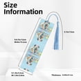 thumbnail image 3 of Kdxio A Funny Little Dalmatian Puppy Print Metal Tassel Bookmarks,Perfect Gift for Art Lovers and Bookworms Metal Bookmarks for Women, 3 of 8