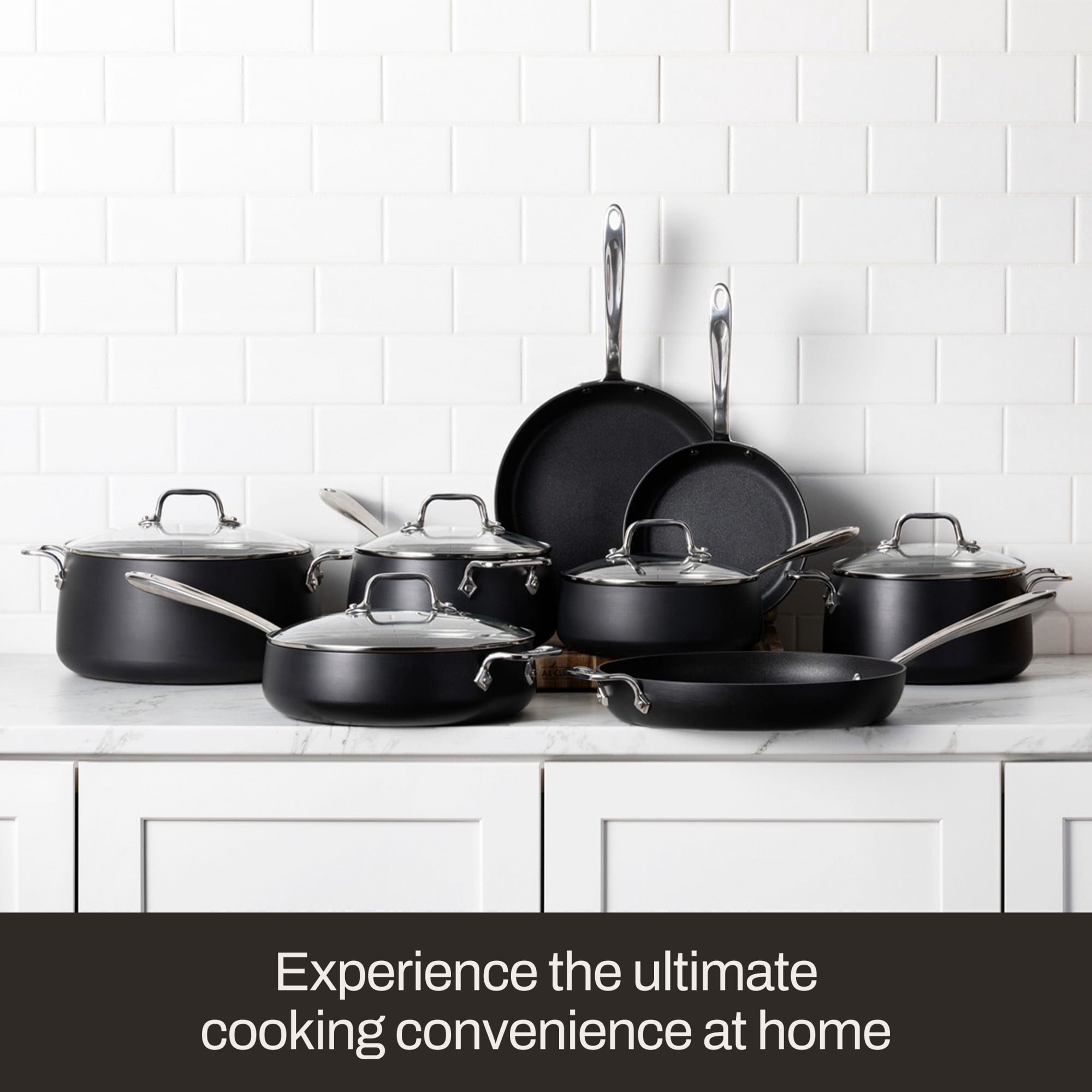 All-Clad HA1 Expert Nonstick Cookware Set, 5 Piece