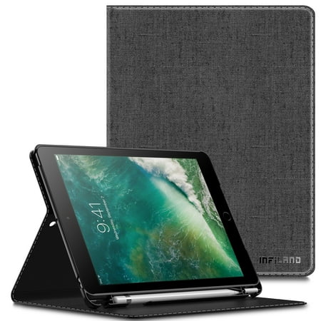 Infiland Multi-Angle Viewing Wake/Sleep Cover Case for iPad 6th Gen 9.7