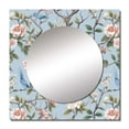 thumbnail image 2 of DESIGN ART Designart "Chinoiserie With Birds and Peonies XIII" Modern Wall Mirror - Floral Square Wall Mirror For Living Room 29 in. wide x 29 in., 2 of 5
