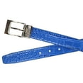thumbnail image 2 of CTM® Leather Croc Print Belt, 2 of 2