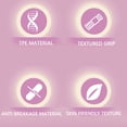 thumbnail image 4 of Figura 8 Banda de Acondicionamiento Físico de Estiramiento, Sólida Cuerda Elástica de Abrenamiento de Brazo 4pcs Ensanchados para Mujeres para la Pierna, 4 of 7