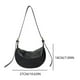 thumbnail image 2 of Bolso bandolera informal de piel sintética con forma de media luna para mujer, bolso diario para mujer, 2 of 9