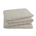 thumbnail image 6 of Allswell Cotton Linen Blend Quilt Set, Cream Glaze, Full/Queen, 6 of 7