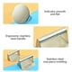 thumbnail image 5 of Prensa para hamburguesas Inteprter antiadherente de acero inoxidable utensilio Cocina y Comedor, 5 of 6