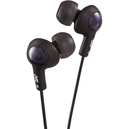JVC HAFR6B Gumy Plus Earbuds with Remote & Microphone (Best Earbuds With Remote And Mic)