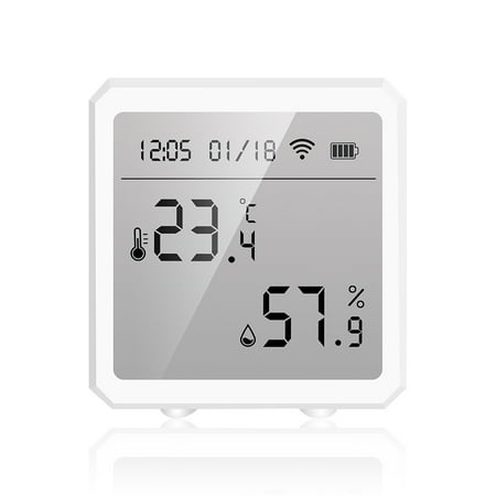 

Worallymy Tuya WIFI Smart Bluetooth-compatible Temperature And Humidity Sensor Indoor Hygrometer For Smart Life App