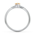 thumbnail image 4 of Bague Cœur Pierre de Naissance avec Accents d'Épaule - Citrine (Novembre), 4 of 4