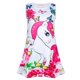 thumbnail image 1 of Cute Princess Dress Summer Unicorn Butterfly Cartoon Dress Unicorn Print Baby Girls Dresses Party Sleeveless BirthdayC10-11T-150CM He Qiyong unisex, 1 of 1