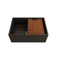 thumbnail image 5 of BOCCHI 1628-025-0120 Contempo Apron Fireclay 27" Single Kitchen Sink Matte Brown, 5 of 7