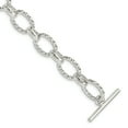 thumbnail image 1 of 925 Sterling Silver 7.5 Inch Link Chain Bracelet Fancy, 1 of 6