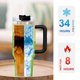 thumbnail image 5 of SpongeBob Vaso aislado de acero inoxidable con asa, diseño temático, regalo para familia, amigos y fans; incluye pajita y encaja en el portavasos estándar, 40 oz, 5 of 6