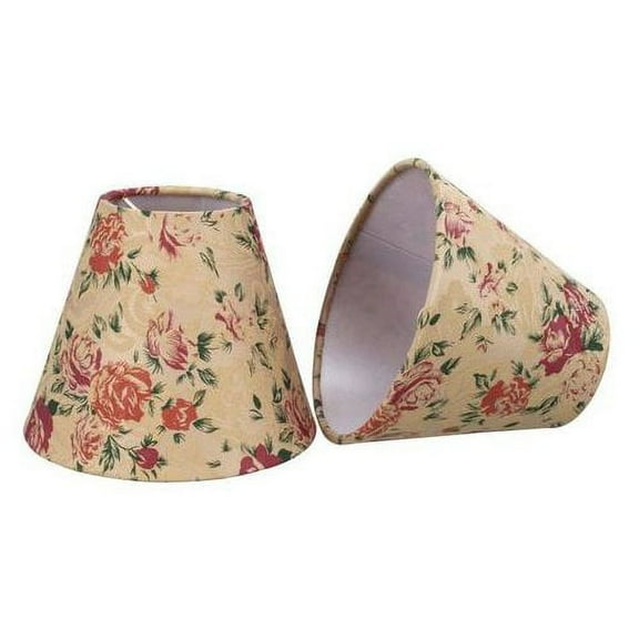 Aspen Creative Corporation 6'' Fabric Empire Candelabra Shade (Set of 2)