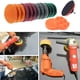 thumbnail image 4 of Juego de 22 cepillos para taladro - Kit de limpieza profesional con discos pulidores, esponjas y accesorios multiusos para autos y hogar (color amarillo), 4 of 6