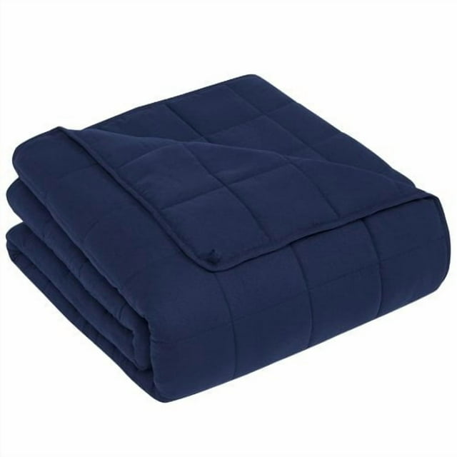 Couverture Pondérée Rafraîchissante 10 Lb 4,54 kg Format Jumeau - Bleu