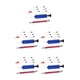 thumbnail image 1 of Sonducket Juego de bomba de bola de 10 piezas Inflador de bomba manual Herramientas de bomba de inflado de bola portátil con manguera de aire Type2 NO2 Sonducket CBP114410, 1 of 4