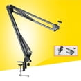thumbnail image 1 of stanreset Support de Webcam Robuste Réglable Pince de Bureau pour Caméra avec Clip de Fixation pour Vis 1/4 Intégrée Compatible pour C925e C922x C922 C930e C930 C920 C615, 1 of 6