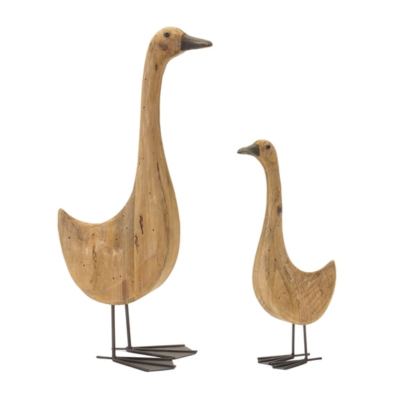 Melrose 85410 Goose Figurine, Set of 2
