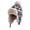 Grey, variant on Women Winter Trapper Hat Fleece Lined Knit Earflap Hat with Snowflake Isle Pattern Windproof Warm Hat for Cold Weather Skiing