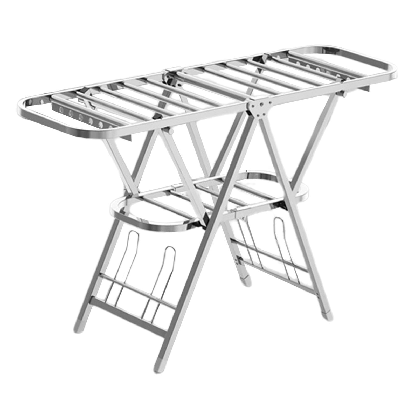 DOLITY Clothes Drying Rack Floor Hanger Foldable Versatile Modern Laundry Drying Rack Laundry Stand for Yard Patio Dorm Laundry Room B Walmart