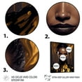 thumbnail image 3 of Designart Sensual Liquid Gold Woman III Floating Frame Wall Art, 3 of 5