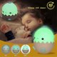 thumbnail image 2 of night light, touch screen rechargeable children's bedside green dinosaur LED, nursing night light adjustable intensity, gift for birth boy 0 1 6, 2 of 4