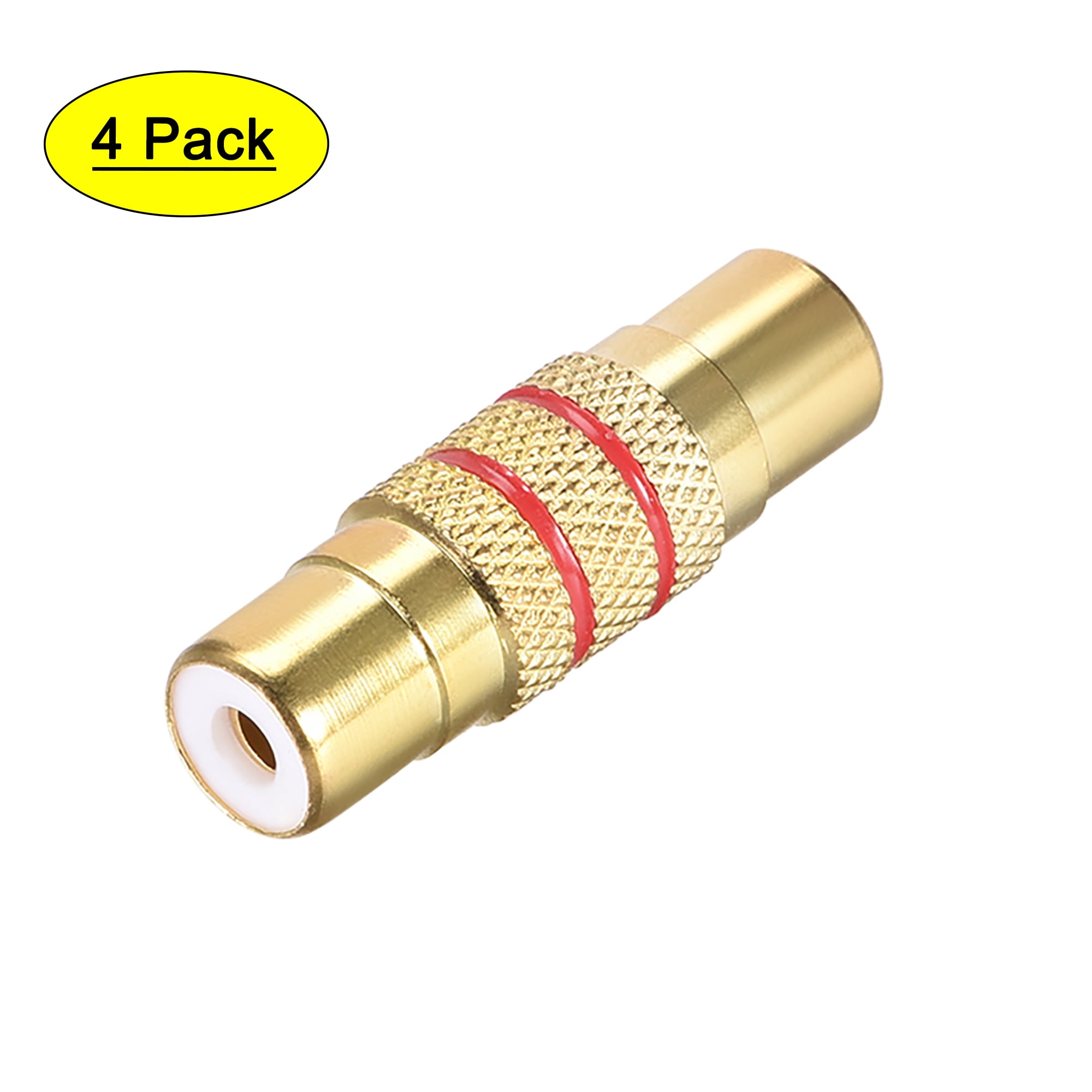 Uxcell RCA Female to Female Connector Adapter Coupler for Stereo Audio