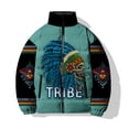 thumbnail image 2 of Chaquetas de invierno con estampado de calaveras para hombre, abrigos de invierno modernos y frescos para hombre, abrigos de plumón con impresión digital 3D, duraderos y de alta calidad, 2 of 4