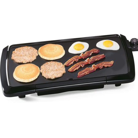 

Nonstick Electric Griddle Cool Touch - for 8 Pancakes/Eggs at Once