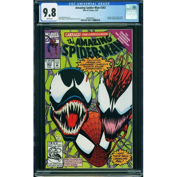 Amazing Spider-Man #363 - CGC 9.8 Comic Book