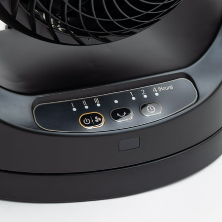 Woozoo - Oscillating Air Circulator Fan with Remote - 3 Speed with Timer - Small Room 157 ft² - Black