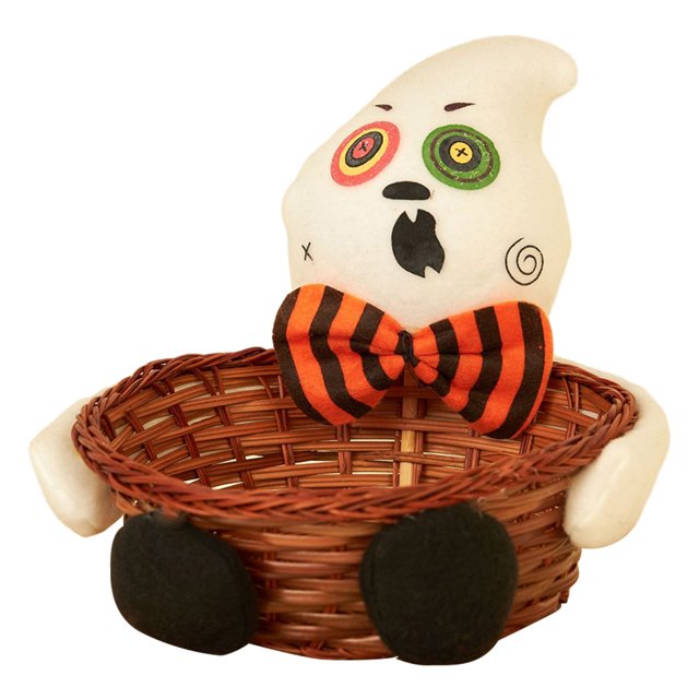Cesta de Almacenamiento Ygjytge tejida A Mano Creativa Halloween 1 unidad