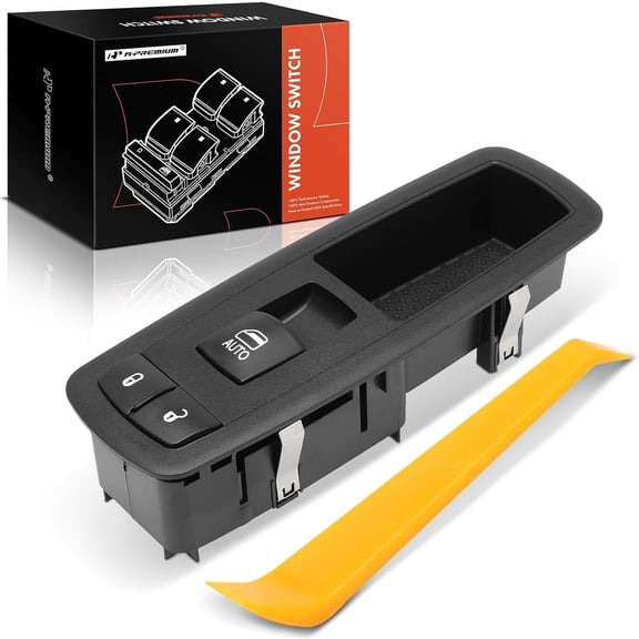 A-Premium Power Window Switch Compatible with Dodge Charger 2011-2016, Journey 2011-2016 & Chrysler 300 2011-2015, with Auto Up & Down, Front Right Passenger Side