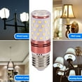 thumbnail image 3 of DYstyle E27 E14 60/80 LEDs SMD2835 Led Candle Bulb Save Energy Warm white/ White /Three-color change LED Corn Lamp Bulb Light, 3 of 4