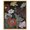 Gold Frame, variant on Ruby Revelry Canvas Dark Elegant Florals by Art Remedy, White Frame, 30 x 36