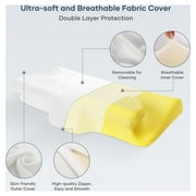 Maxkare Cervical Memory Foam Pillow, CertiPUR-US Certification, for Side Back & Stomach Sleepers