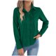 thumbnail image 2 of Xuyuer Women's Casual Solid Color Long Sleeve Turndown Collar Button Blouse, Elegant Office Top for Business Attire, Formal Events and Professional Wardrobe Essentials, 2 of 8